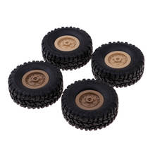 4x Rubber Wheel Rim Tire Tyre for RC 1/16 Crawler Car WPL B14 16 24 36 C14 C24 2024 - buy cheap