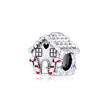 Fashion Charms Gingerbread House Charm Original 925 Silver Jewelry For Woman DIY Bracelets Beads For Jewelry Making 2024 - buy cheap