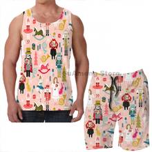 Summer funny print men Tank Tops Women The Nutcracker Blush by Andrea Lauren men beach shorts women sets fitness vest 2024 - buy cheap