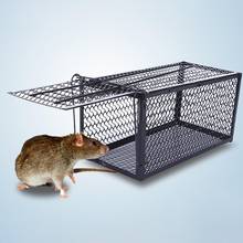 Trampa de Metal reutilizable para Control de plagas de roedores, jaula de resorte no tóxica, para interior y exterior, para animales vivos, ratas y ratones 2024 - compra barato
