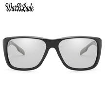 2019 Brand Photochromic Sunglasses Men Polarized Chameleon Discoloration Sun Glasses For Men Fashion Square Driving Accessories 2024 - buy cheap