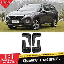 For Hyundai Santa Fe 2019-2020 Mudflaps Splash Guards Front With the color and rear Mud Flap Mudguards Fender Modified special 2024 - buy cheap