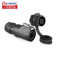 Cnlinko M12 3 Pin Connector Circular Quick Connect Waterproof Adapter Sp13 Male Plug Female Socket 5A AC DC Power Jack Connector 2024 - buy cheap