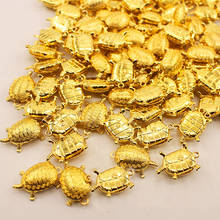 Feng shui ouro tartaruga dinheiro sorte fortuna chinês ouro sapo moeda decoração de escritório em casa ornamentos mesa presente sorte 2024 - compre barato