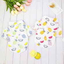 Summer Pet Dog Clothes Printing Lapel T Shirt For Small Medium Dogs Chihuahua Teddy Yorkie Clothing Puppy Vest Costume 2024 - buy cheap