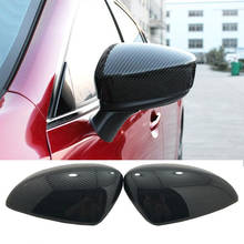 For Mazda 6 M6 Atenza 2014-2018 ABS Carbon Fiber style Extetior Side Door Back Mirrors Rear View Mirror Cover Trim Car-Styling 2024 - buy cheap
