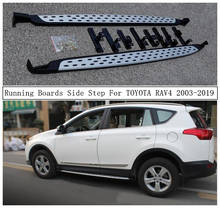 Running Boards For TOYOTA RAV4 2013 2014 2015 2016 2017 2018 2019 Side Step Bar Pedals High Quality Nerf Bars Auto Accessories 2024 - buy cheap
