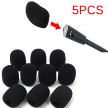 5x Microphone Headset Grill Foam Cover Audio Mic Shield Sponge Cap 2024 - buy cheap