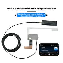 1pcs Car DAB+ Antenna with USB Adapter Receiver for Android Car Stereo Player 2024 - купить недорого