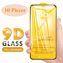 10 pçs 9d capa completa filme curvo protetor de tela de vidro temperado para xiaomi redmi nota 11 pro 11s 11t 10s 10t 9s 9a 9t 2024 - compre barato
