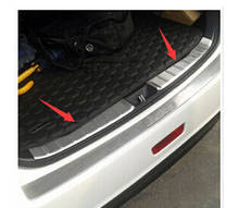Para Mitsubishi ASX RVR 2010 - 2014 interior de acero inoxidable puerta trasera parachoques Protector de alféizar de la placa 2024 - compra barato