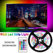 RGB LED Strip Light 2835 Waterproof rgb Tape 5V Ribbon diode led Strips Light Flexible Stripe Lamp USB Plug Ambient Light TV 2024 - buy cheap