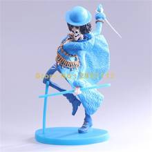 Figura de acción del anime one piece, modelo coleccionable de pvc azul brook, 20cm, juguete 2024 - compra barato