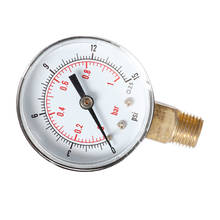 15psi 0-1bar Axial Pressure Gauge Tools  for Water Oil Fuel Or Mini Low Pressure Gauge Hydraulic Gauge Water Pressure Measuring 2024 - buy cheap