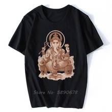 Ganesha o removedor de todos os obstáculos t camisa masculina novidade t-shirts shiva lingam deus hindu t manga curta harajuku 2024 - compre barato