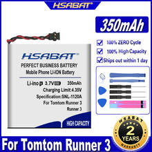 HSABAT 350mah NI-KE SportWatch GPS Sport Watch Motion Watch Lithium Battery 332430 for Tomtom Runner 3 watch 322431 Batteires 2024 - buy cheap