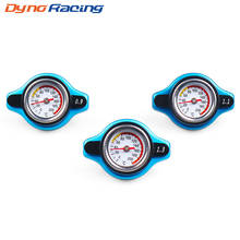 Racing Thermost Radiator Cap Cover With Water Temp gauge 0.9 BAR or 1.1 BAR or 1.3 BAR Cover (Small head) Without Logo 2024 - buy cheap