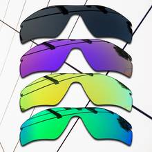 E.O.S 4 Pieces Black & Green & Purple & 24K Gold Polarized Replacement Lenses for Oakley RadarLock Path OO9181 Sunglasses 2024 - buy cheap