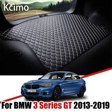 Leather Car Trunk Mat For BMW 3 Series Gran Turismo 2013-2019 Trunk Boot Mat 3Srieis GT Liner Pad Carpet BMW F34 Cargo Liner 2024 - buy cheap