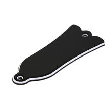 2 Holes 1 * Black Bell Shape PVC Truss Rod Cover Plate Scroll Plate For Guitar 2024 - buy cheap