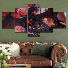 Pósteres de juego de héroes de la tormenta de dragón, pinturas artísticas en lienzo, pinturas decorativas para decoración del hogar, arte de pared 2024 - compra barato