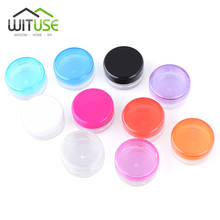 50Pcs 3g 5g Jar Make Up Jar Cosmetic Sample Empty Container Plastic Round Lid Small Storage Bottle Box With Colorful Cap 2024 - buy cheap