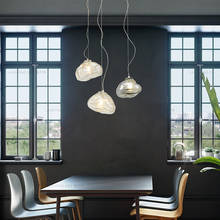 Luminária pendente de led, moderna, para decoração de casa, sala de jantar, preto, minimalista, e27 2024 - compre barato