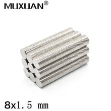 20/50/100/200/500 Pcs 8x1.5 Neodymium Magnet 8mm x 1.5mm N35 NdFeB Round Super Powerful Strong Permanent Magnetic imanes Disc 2024 - buy cheap