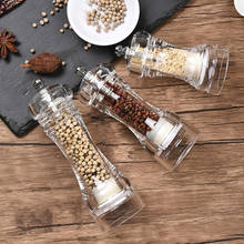 Acrylic Grinder Transparent Pepper Mill Manual Crusher Ceramic Core Multifunctional Cruet Kitchen Tool 2024 - buy cheap