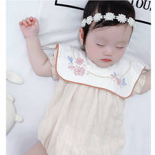 Newborn Baby Romper Embroidery Baby Girl Clothes Costume Baby Girl Romper 1st Birthday Party Princess Clothes Toddler Jumpsuit 2024 - buy cheap