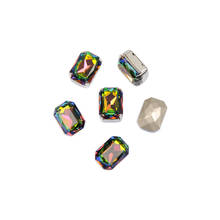 Crystal Vitrail Medium Strass with Frame Setting Jewelry Glue On Rhinestones Crystals Sew On Rhinestone for Garment Jewelry 2024 - buy cheap
