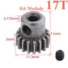 11119 Metal Motor Gear 17T Pinion HSP 1/10 Parts For EP Model Car 4WD Monster Truck 94111 (Pro) BRONTOSAURUS Redcat Volcano Epx 2024 - buy cheap