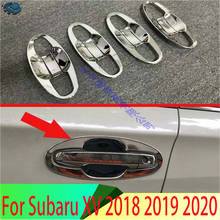 For Subaru XV 2018 2019 ABS Chrome Door Handle Bowl Cover Cup Cavity Trim Insert Catch Molding Garnish 2024 - buy cheap