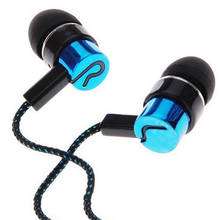 Portable Universal 3.5mm Braided Heavy Bass In-Ear Wired Music Earphone For Phone 2024 - buy cheap