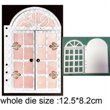 2021 corte de metal morre molde janela moldura da porta decoração scrapbook papel ofício faca molde lâmina punch stencils dados 2024 - compre barato