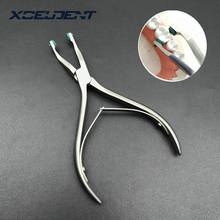 Alicates de corona Dental con punta de goma verde, herramientas de dentista quirúrgico, instrumento de laboratorio Dental, 1 ud. 2024 - compra barato