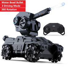 Juguete educativo con tanque de Control remoto, Mech bomba de agua, con Clip de puntero infrarrojo, rotación de 360 grados, 3 modos de conducción, regalos para niños 2024 - compra barato
