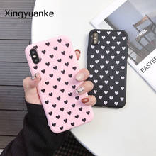 Bonito amor coração capa para xiao mi 5 5S 5x 6 6x 8 lite 9 se 9 t 10 pro a1 a2 a3 lite jogar nota 10 caso silicone macio coque 2024 - compre barato