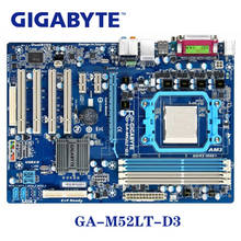 Разъем AM3 для nVIDIA nForce 520LE Gigabyte GA-M52LT-D3 материнская плата DDR3 16 Гб M52LT-D3 настольная системная плата ATX используется 2024 - купить недорого