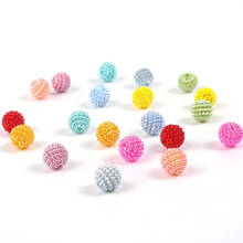 50Pcs/Lot 10mm Acrylic Bayberry Charm Beads DIY Accessories Round Loose Spacer Beads For Jewelry Making Supplies 2024 - buy cheap