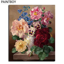 PAINTBOY-Cuadros enmarcados para pintar por números, lienzo de obra manual moderna, pintura al óleo, decoración del hogar para sala de estar, GX7055 2024 - compra barato