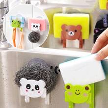 Cartoon Kitchen Dish Cloth Sponge Holder Multifunctional Storage Organizer Sink Rack With Suction Cup 2024 - buy cheap