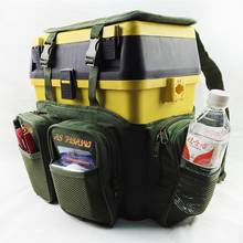 Mochila de pesca con mosca, bolsa de tamaño ajustable para exteriores, caja de aparejos de pesca, mochila 2024 - compra barato