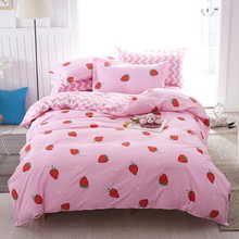 Solstice Home Textile Twin Full Bedding Set White Pink Cat Kitty Cute Duvet Cover Pillowcase Flat Sheet Girl Kid Teen Bed Linens 2024 - buy cheap