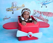Newborn photography props home props wooden aircraft props children's studio photo props studio costume props new 2024 - buy cheap