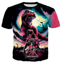 Camisetas con estampado 3D de Jurassic world para hombre y mujer, ropa de calle de estilo informal, geniales, envío directo, nueva moda 2024 - compra barato