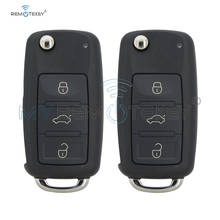 Remotekey 2pcs 300 959 753AA flip remote key shell 3 button for VW Touareg 2004 2005 2006 2007 2008 2009 2010 2011 2024 - buy cheap