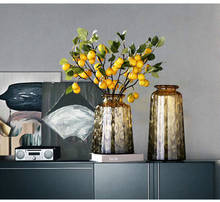 Luxo de alta qualidade grande vaso hidroponia recipientes mesa ornamento vaso vidro 2024 - compre barato