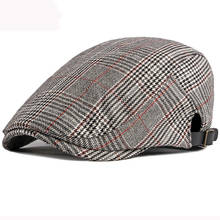 Boina masculina e feminina ht2891, chapéu vintage ajustável para homens e mulheres, estilo boina, para primavera e outono 2024 - compre barato