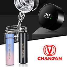 Termo inteligente con pantalla de temperatura, taza de agua al vacío de acero inoxidable para Changan CS95 CS85 CS75 CS55 CS35 CS15 EADO 2024 - compra barato